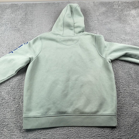 Carhartt Hoodie Womens XL Green Clarksburg Relaxed Fit Logo Fleece Pullover - Picture 4 of 11